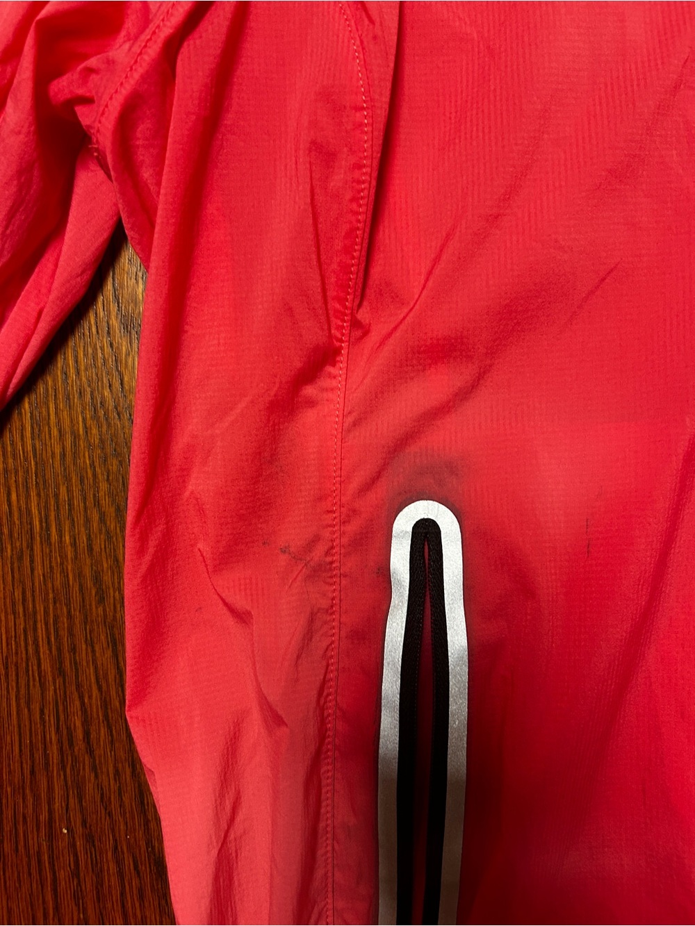 L.L.Bean Women’s M Packable Running Windbreaker Jacket Reflective Pink - Picture 7 of 12